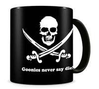 Warber bros - Taza Los Goonies, Blanca y Negra, Taza cerámica 325 ml