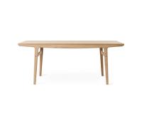 Warm Nordic Mesa Evermore con 2 extensiones de 45 cm cada una Natural oak. 190 cm
