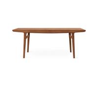 Warm Nordic Mesa Evermore con 2 extensiones de 45 cm cada una Teak oiled oak. 190 cm