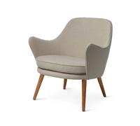 Warm Nordic Sillón Dwell Barnum 2 sand-patas de roble ahumado