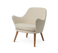 Warm Nordic Sillón Dwell Barnum24 cream-patas de roble ahumado