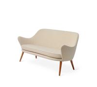 Warm Nordic Sofá Dwell 2 plazas tela barnum24 cream. patas de roble ahumado