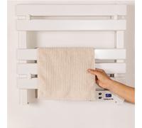 WARM TOWEL MINI - Toallero Eléctrico De Suelo O Pared 150W Blanco