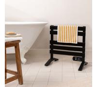 WARM TOWEL MINI - Toallero Eléctrico De Suelo O Pared 150W Negro