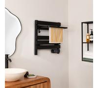 WARM TOWEL MINI - Toallero Eléctrico De Suelo O Pared 150W Negro