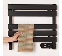 WARM TOWEL MINI - Toallero Eléctrico De Suelo O Pared 150W Negro