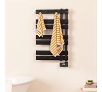 WARM TOWEL MODERN - Toallero De Aceite Eléctrico 400W Negro