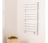 WARM TOWEL - Toallero Eléctrico De Suelo O Pared 500W Blanco
