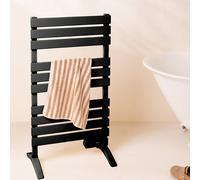WARM TOWEL - Toallero Eléctrico De Suelo O Pared 500W Negro