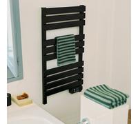 WARM TOWEL - Toallero Eléctrico De Suelo O Pared 500W Negro