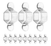 Warmhm 20 Piezas Llave de Fontanero Multifuncional y Grifos | Acero Inoxidable Plata, Cabezal Hexagonal Hueco Ajustable y Desmontable, para Fregadero y Ducha