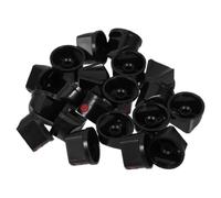 Warmhm 35 Boquillas de Aerosol de Plástico Abs para Latas de Pintura Pulverización Precisa y Alta Fiabilidad, Accesorios para Retoques y Muebles en Color Negro