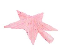 Warmhm Estrella de Cinco Puntas Punta del Árbol de Navidad, Rosa, 20 Cm