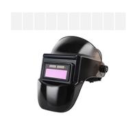 Warmhm Máscara de Soldadura Automática Atenuación Lcd Pc, Diseño Cómodo para Nariz, Gafas de Soldador Profesional para Trabajo de Soldadura