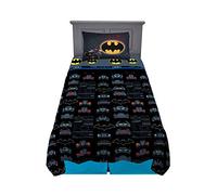Warner Bros Batman Guardian Speed - Juego de sábanas de Microfibra, Doble