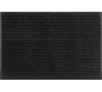 Wash+Dry Alfombra Duo Charcoal 50x75cm, Adecuada para Interiores y Exteriores, Lavable