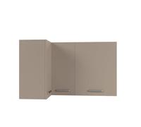 Wasophoogte® Armario de cocina - Gabinete superior de cocina - Módulo O14-1300(D)*700(B)*770(H) mm - Gris pardo - Diseño elegante, que ahorra espacio y ergonómico - Fácil de colocar