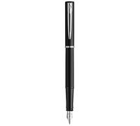 Waterman Allure Allure pluma estilográfica | lacado negro | plumín mediano | tinta azul | estuche de regalo