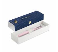 Waterman Allure Pluma estilográfica con Grabado Regalo Para Mann Y Mujer Inspiriert De Parisino Mode Personalizada Grabado Azul Tinta Media Punta Noble Grabado Láser - Macaron Fucsia, 176 × 51 × 30 mm