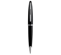 Waterman Carène Black Sea bolígrafo | color negro muy brillante con adorno chapado en paladio | punta media con cartucho de tinta azul | estuche de regalo