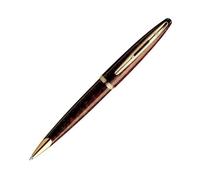 Waterman Carène bolígrafo | color Marine Amber con clip de oro de 23 quilates | plumín mediano con cartucho de tinta azul | estuche de regalo