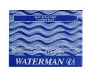 Waterman cartuchos de tinta, floridablau, 8 cartuchos