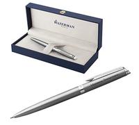 Waterman Hémisphère Bolígrafo con grabado | Regalo para hombre y mujer | inspirado en la moda parisina | personalizado | grabado | tinta azul (MATT-ACERO INOXIDABLE C.C.)