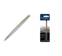 Waterman Hemisphere - Bolígrafo + Waterman S0553640 - Recambio para bolígrafo de bola, color negro