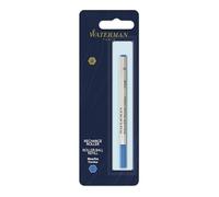 Waterman Recambio para bolígrafos roller – Punta fina, tinta azul – Paquete de 1
