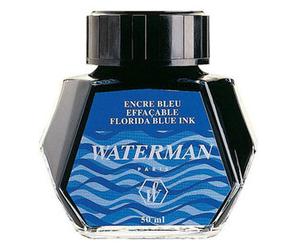 Waterman tinta para pluma estilográficaazul serenidadfrasco de 50 ml