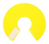 WATIIFUFU Collar Protector Antipicoteo para Loros de Cuero Microfibra Amarillo, Cómodo para Uso Diario sin Interferir en Vuelo ni Alimentación