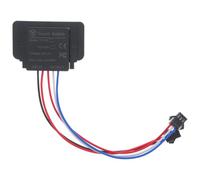 WATIIFUFU Interruptor Regulador Táctil para Espejo de Baño Luz Led, Dimmer sin Escalones, Doble Color, Plástico Negro, 3a 36w, Conectores Preinstalados para Renovaciones Residenciales