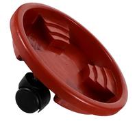 WATIIFUFU Soporte Redondo de 360 Grados con Ruedas Giratorias para Plantas | Resina Gruesa, Base Antideslizante, para Interior y Exterior, Protege Suelo, Diámetro 30cm