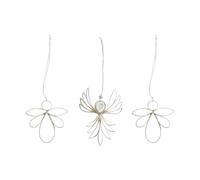 Watt & Veke Decoración navideña Engla 3 piezas White