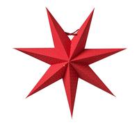 Watt & Veke Estrella de navidad Aino slim rojo 44 cm