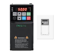 Wattive Variador de frecuencia 2,2 kW 220V VFD, Convertidor de Frecuencia 220V Entrada Monofásica Salida Trifásica Inversor de Frecuencia para Control de Velocidad del Motor del Husillo CNC