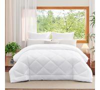 WAVVE Edredón Relleno Nórdico para Cama 80, Edredón de Fibra 300gr/m², Ligero, Suave, Transpirable (140x200 cm, Blanco)