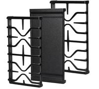 WB31X24738 - Placa de parrilla central, WB31X27150 y WB31X27151, rejillas laterales de repuesto para estufa de gas GE, juego de rejillas de estufa de 3 piezas, compatible con JGBS66REKSS, JGB735SPSS