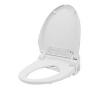 WC, asiento de inodoro eléctrico con mando a distancia, 1350 W, asiento de bidé con calefacción, secado de aire caliente y boquilla autolimpiante, asiento de inodoro climatizado IPX4 resistente al
