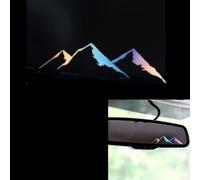 WDJRUIRUI 2 Piezas Pegatinas Decorativas de Montañas para Espejo Retrovisor para Alfa Romeo 4C Spider 2015-2019