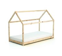 WEBABY - Cama-cabaña infantill madera 90 x 190