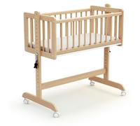 WEBABY - Cuna colecho bebé evolutiva NINO madera - Haya Barnizada - 40 x 80 - 88 x 52 x 90 cm