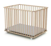 Webaby Parque Plegable Rectangular Cali 70 x 100 cm Haya Cruda Hasta 24 Meses