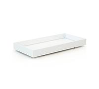 WEBABY - ROLO Cajón para cuna bebe 60 x 120 cm madera Blanca