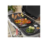 Weber 7034 Placa De Hierro Fundido Para Traveler, Negra, NUEVA