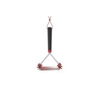 Weber® Cepillo de parrilla de limpieza en frío, 30,5 cm, resistente | Weber® Cepillo de cerdas de nailon para limpiar rejillas frías, diseño en forma de T de 3 lados, accesorio para asar