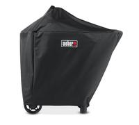 Weber Funda Premium para Barbacoa Performer 57 cm, Tejido Transpirable Resistente a Rayos UV y Agua, protección Completa Frente a Viento y Clima, Cierre de Velcro Estable, Negro (3401397)