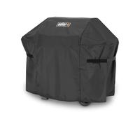 Weber Funda Premium para serie Spirit & Spirit II 300, transpirable, resistente a los rayos UV y al agua, protección contra condiciones climáticas, cierre de velcro para fijación - Negro (7183)