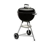 Weber Original Kettle 18 Inch Charcoal Grill Black | Parrilla clásica para barbacoa al aire libre con sistema de limpieza One-Touch™ y amortiguadores precisos de control de