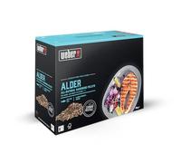 Weber Pellets de Madera - Madera de Aliso (8kg), ahumar Pescado, Madera 100% Natural, Producto de la UE, certificada FSC sostenible (18290)